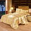Thumbnail: 4pcs Luxury Silk Bedding Set Satin Queen King Size Bed Set Comforter Quilt
