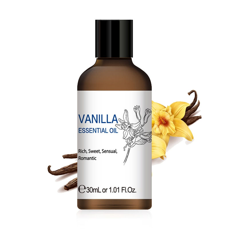 Thumbnail: 1OZ Vanilla Essential Oils 30ML Diffuser Aroma Oil Bergamot Tea Tree Rosemary