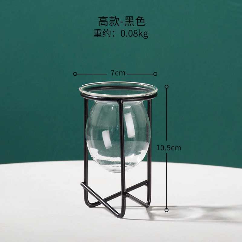 Thumbnail: Ins Nordic Hydroponic Container Green Dill Plant Container Transparent Glass