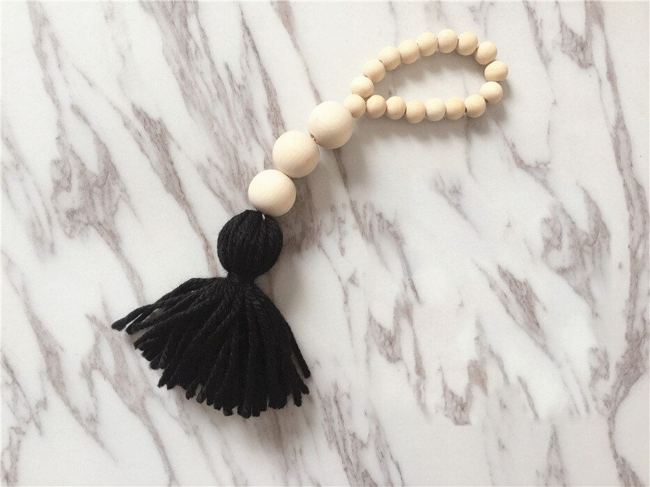 Miniatura: Wooden Beads Tassel Pendant Bedroom