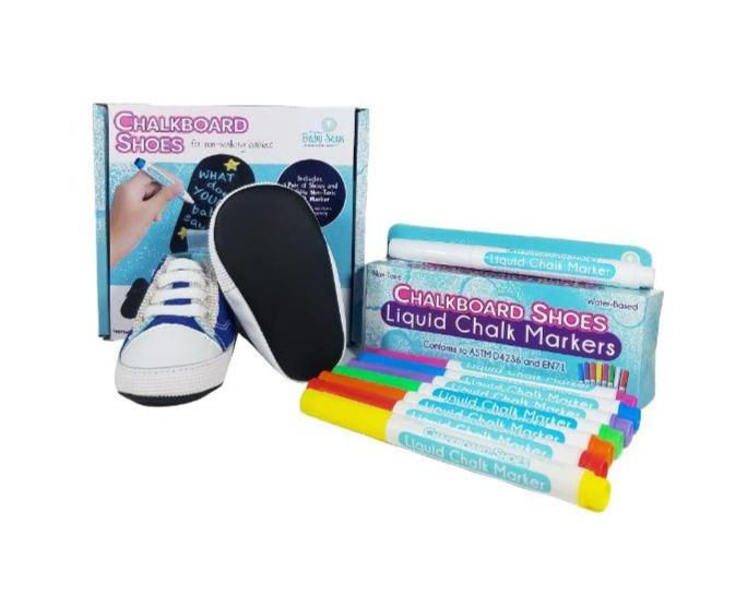 Thumbnail: Blue Sneakers and 8-Pack Marker Set