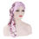 Sīktēls: Fashion Print Flowers Women Inner Hijabs Cap Muslim Head Scarf Turban Bonnet