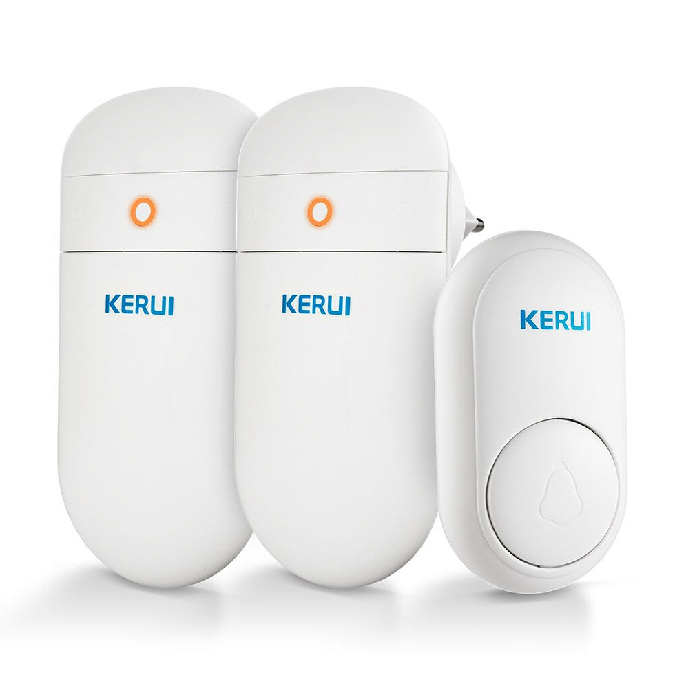 Thumbnail: Wireless Doorbell Self Power Generation 52 Songs Smart Home Security