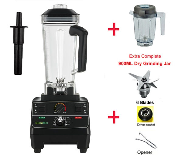 Thumbnail: 2L Jar 2200W Professional Smart Timer Pre-Programed Blender Mixer Juicer
