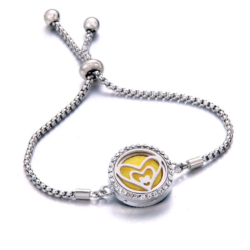 Thumbnail: Bracelet Essential Oil Diffuser Aromatherapy Locket Bracelet Tree of Life