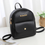 Thumbnail: Mini Backpack Women PU Leather Shoulder Bag   Large Capacity Small Backpack