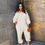 Thumbnail: Strapless Backless White Long Sleeve Pocket Jumpsuits High Street Casual