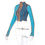 Thumbnail: Simenual Patchwork Hollow Out Women Tie Front Top Long Sleeve Hot Bodycon Club