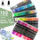 Thumbnail: 12-120 Color Dual Brush Art Marker Pens Fine Tip and Brush Tip Great for Adult