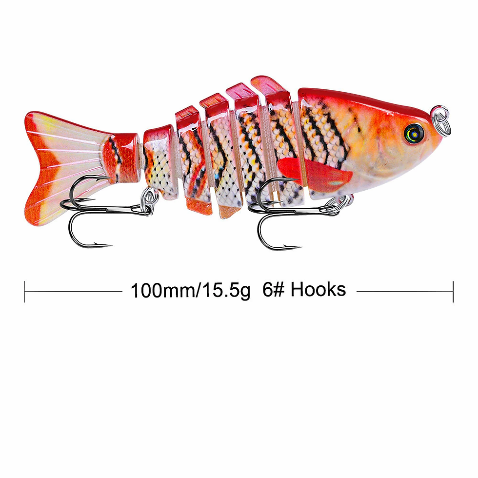 Thumbnail: 1pcs/Fishing Gear Bionic Multi-Section Swim Hard Bait10cm/15.5g Artificial