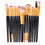 Thumbnail: Lemoda Makeup Brushes Set 15pcs Eyebrow Highlighter Powder Foundation Eye Shadow