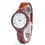 Thumbnail: Watch Women Logo Red Wood Ladies Designer Wristwatches Luxury Brand Famous