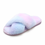 Thumbnail: Cross Tied Fuzzy Slippers Women Furry Rainbow Fur Slides Drag Shoes Peep Toe