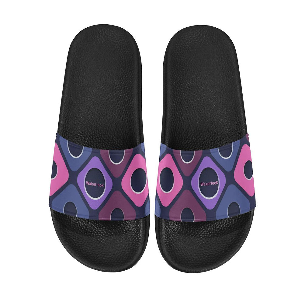 Thumbnail: Wakerlook Square Circle Women's Slide Sandals