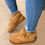 Thumbnail: Winter Cotton Shoes Plush Warm Snow Boots Ladies Casual Flat Short Boots