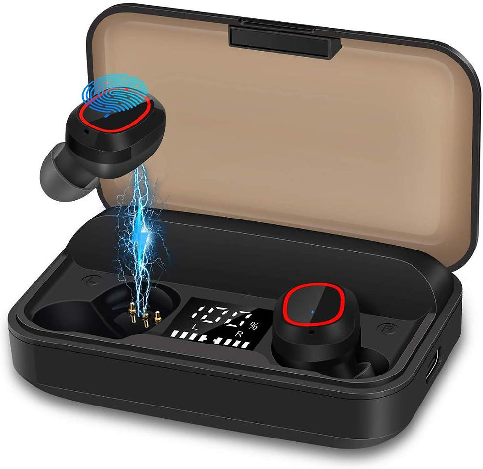 Thumbnail: TWS Wireless Bluetooth 5.1 Earphone With 3100mAh Charging Case IPX7 Waterproof