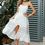 Thumbnail: Long Maxi Dress Women Summer Ladies Sleeveless White Beach Dress Evening Party
