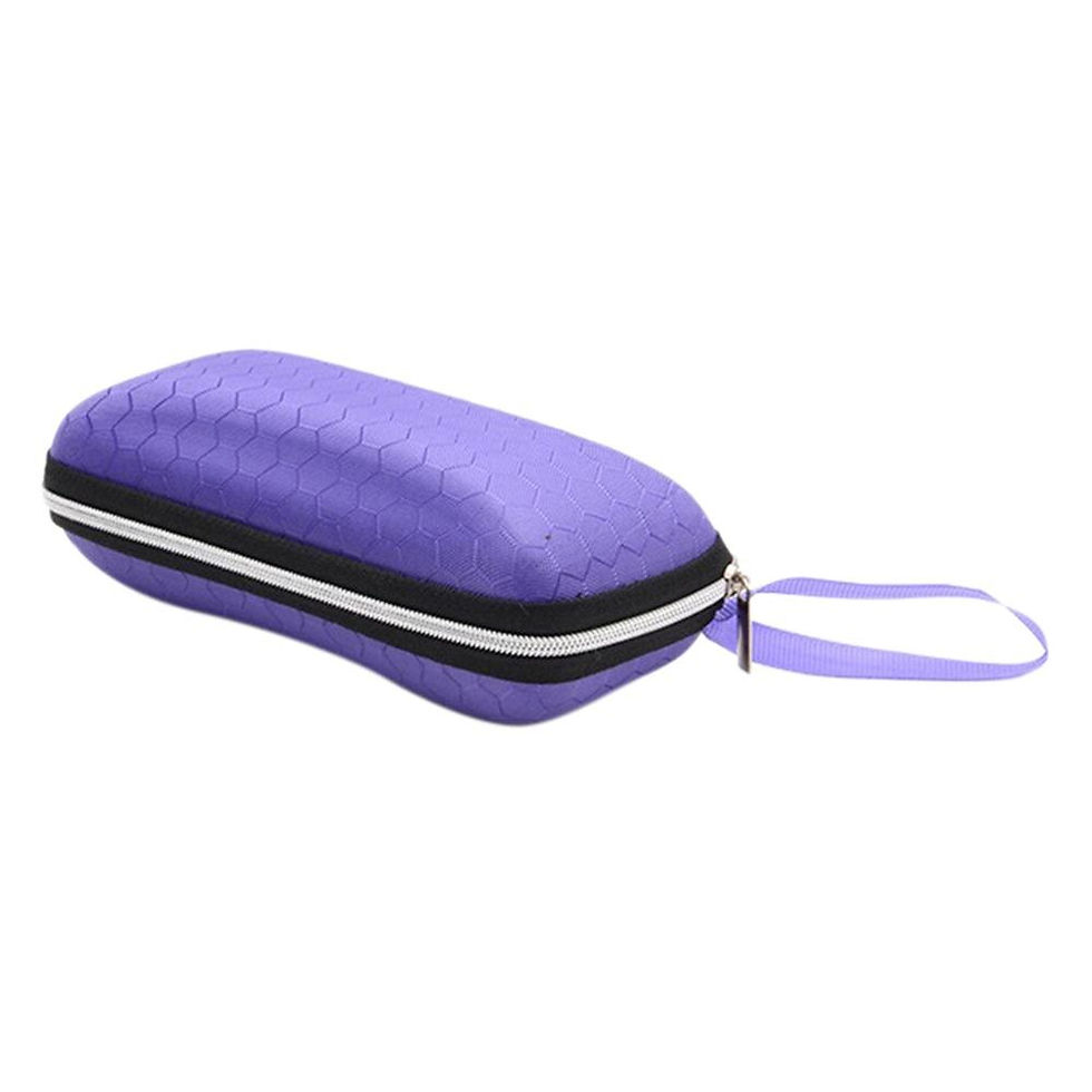 Thumbnail: Sunglasses Case Holder Glasses Box With Lanyard Zipper Eyeglass Protector Box