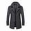 Thumbnail: Brand Men's Warm Wool Blends Coat Autumn Winter New Male Fashion Casual Wool