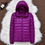 Thumbnail: Winter Women Ultralight Thin Down Jacket White Duck Down Hooded Jackets