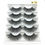 Thumbnail: 5 Pairs 4D Mink Lashes Fluffy Wispy Eyelashes Natural Long Eyelash Extension