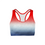 Thumbnail: Patriotic Triangles Sports Bra