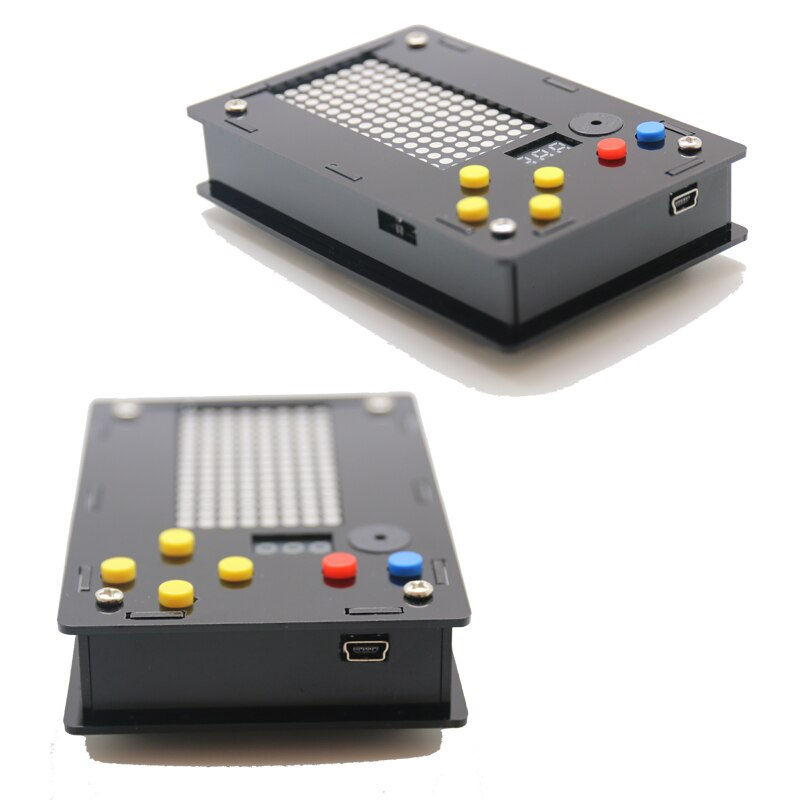Thumbnail: Electronic DIY Kit 8x16 Dot Matrix Game Machine With Acrylic Diy Kit Electronic