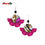 Прев'ю: Afripride African Earrings Statement Earring African Print Fabric Petal Earrings