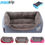 Thumbnail: S-3xl 9 Colors Paw Pet Sofa Dog Beds Waterproof Bottom Soft Fleece Warm Cat Bed