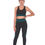 Thumbnail: Trois Seamless Leggings & Sports Top 2 Set - Black With Blue