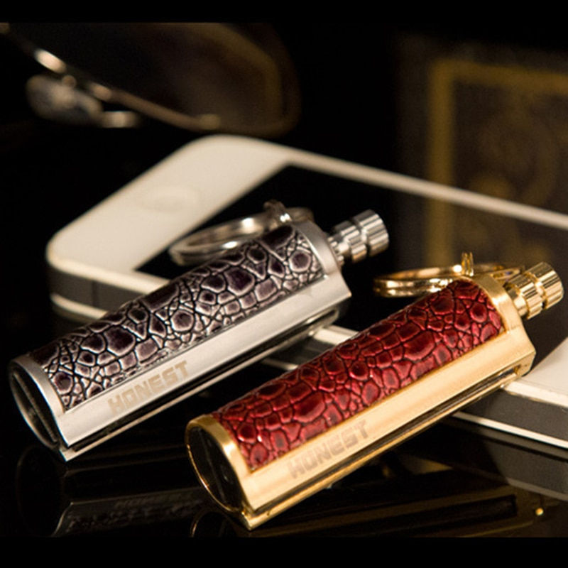 Thumbnail: Flint Fire Starter Torch Kerosene Oil Flame Lighter Creative