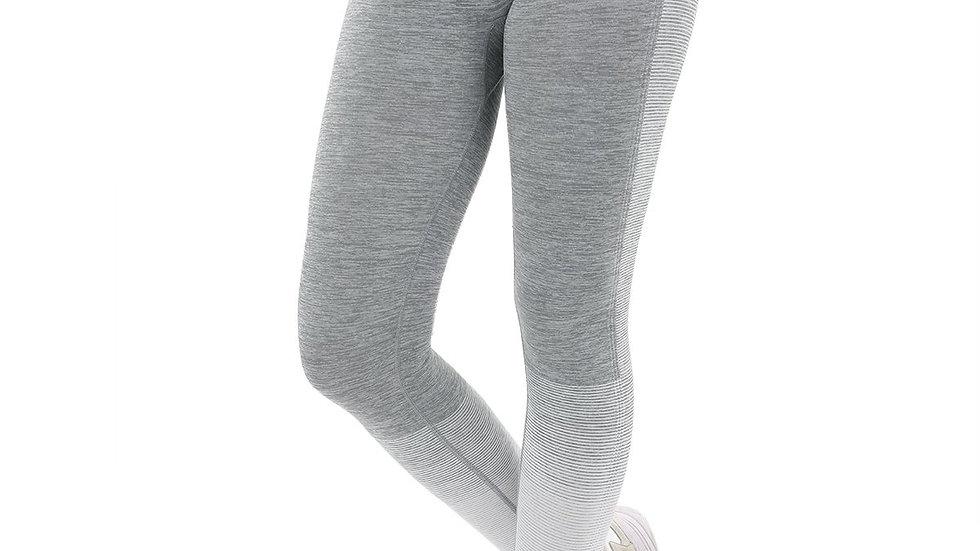 Bocana Seamless Leggings - Grey & White