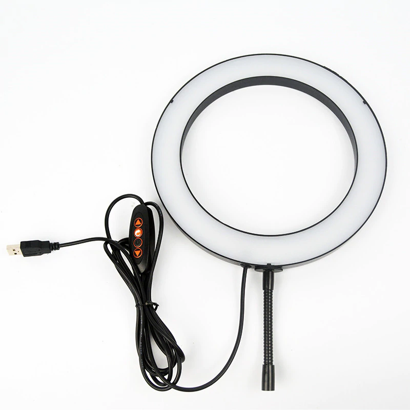 Thumbnail: LED Ring Light 8.6 Inch Camera Ringlight Tripod Stand Phone Holder for YouTube