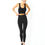 Thumbnail: Mesh Seamless Bra With Cutouts - Black