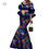 Thumbnail: 2 Piece Women Set Dashiki African Short Sleeve Two Piece Set Crop Top Suit Long