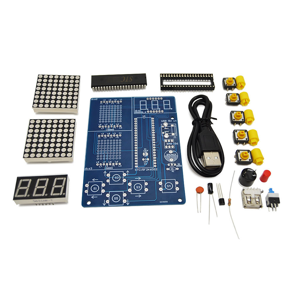 Thumbnail: Retro Classic Electronic Soldering Kit , Tetris/Snake/Plane/Racing With Case