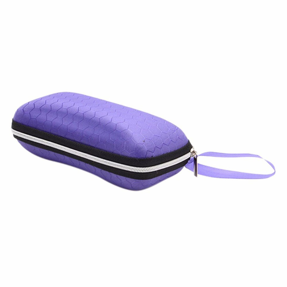 Thumbnail: Sunglasses Case Holder Glasses Box With Lanyard Zipper Eyeglass Protector Box