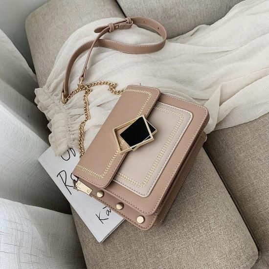 Thumbnail: Special Lock Design Travel Handbags