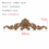 Thumbnail: 1Pc Unique Natural Floral Wood Carved Wooden Figurines Crafts Corner Appliques