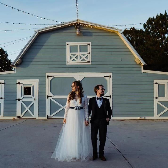 Thumbnail: Ivory Tulle & Lace  Maxi Dress #1125