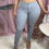 Thumbnail: High Waist Stretch Slim Pencil  Plus Size Skinny Denim Pants S-3xl