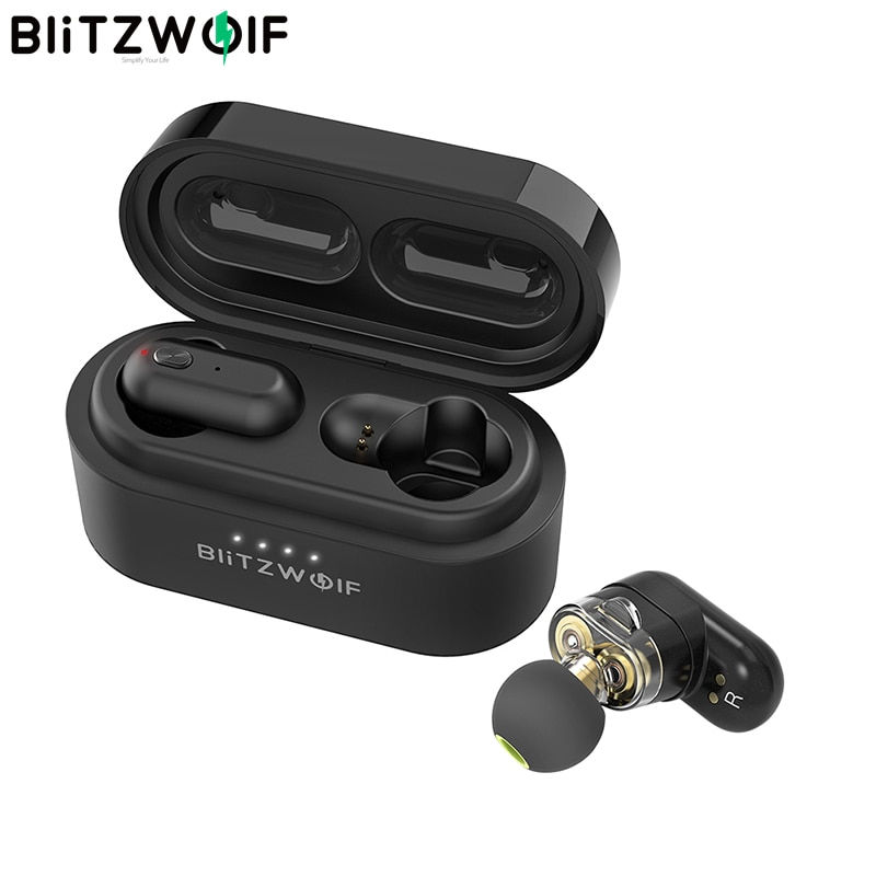 TWS Bluetooth 5.0 Earphone Heavy Bass Stereo Bilateral Calls With Charging Box