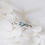 Thumbnail: Huitan Simple Heart Ring for Women Female Cute Finger Rings Romantic Birthday