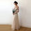 Thumbnail: Off-Shoulder Floral and Champagne Tulle Dress  #1176