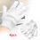 Thumbnail: 2 Pairs (4pcs) White Scrub Massage Exfoliating Spa Body Scrubber