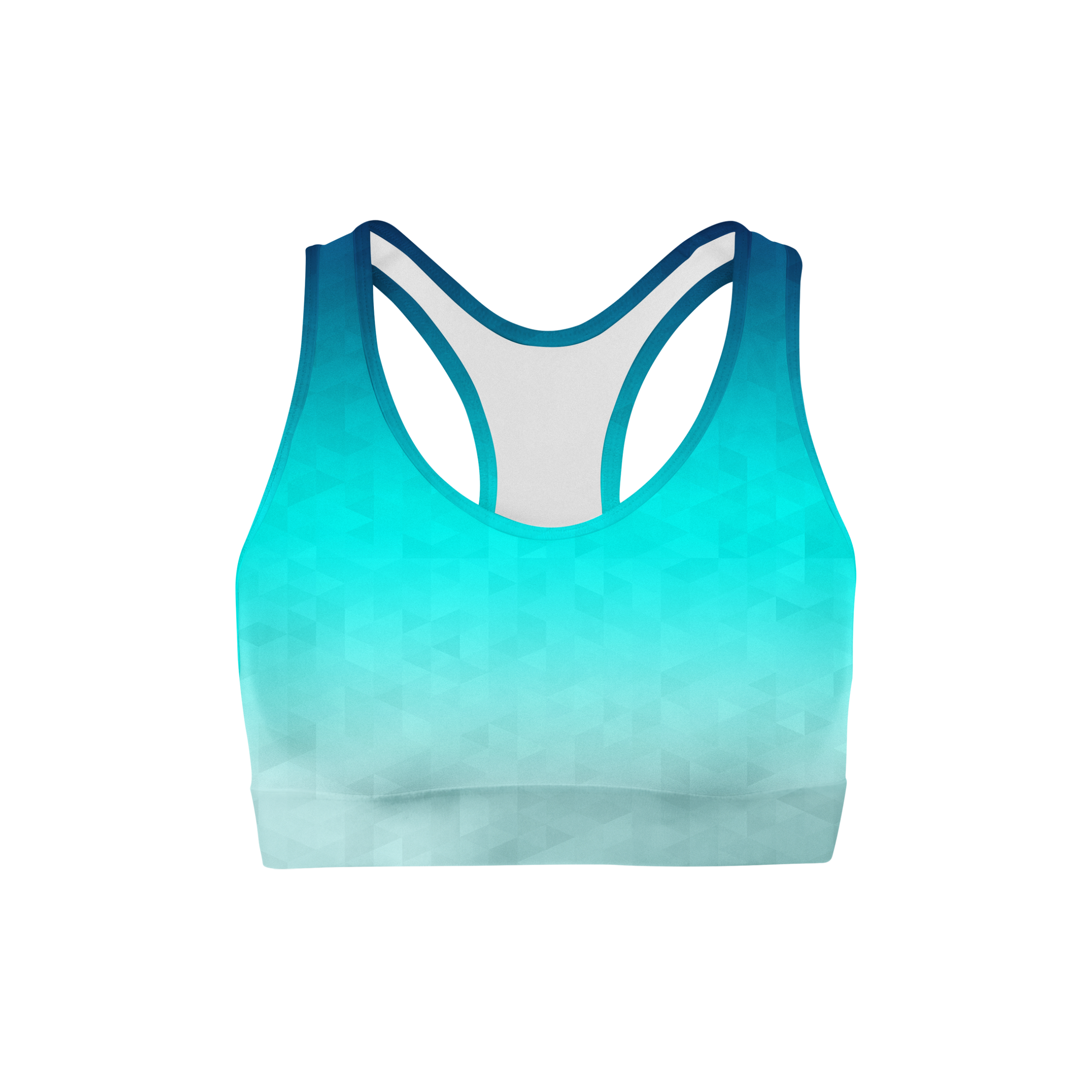 Riptide Triangles Color Back Sports Bra