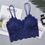 Thumbnail: Push Up Wireless Lace Bra Top Women Plus Size Bralette Underwear Full Cup
