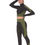 Thumbnail: Trois Seamless Sports Bra - Black With Green