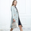 Thumbnail: Woolen Long Coat Button Pockets Blends Office Work Long Coats Fashion