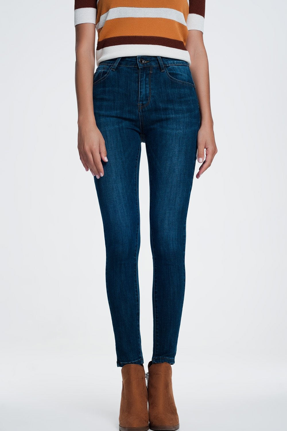 Shaping Effect Push Up Skinny Jeans